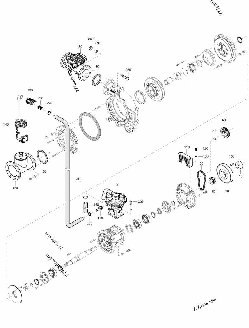 vacuum pump parts diagram