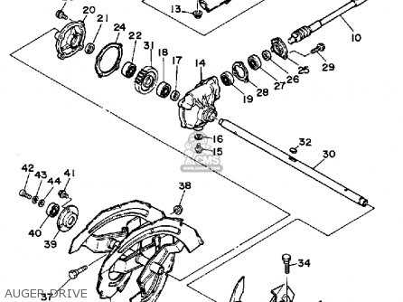 yamaha yt624ej parts diagram