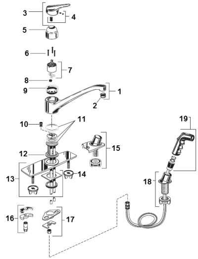 valley faucet parts diagram