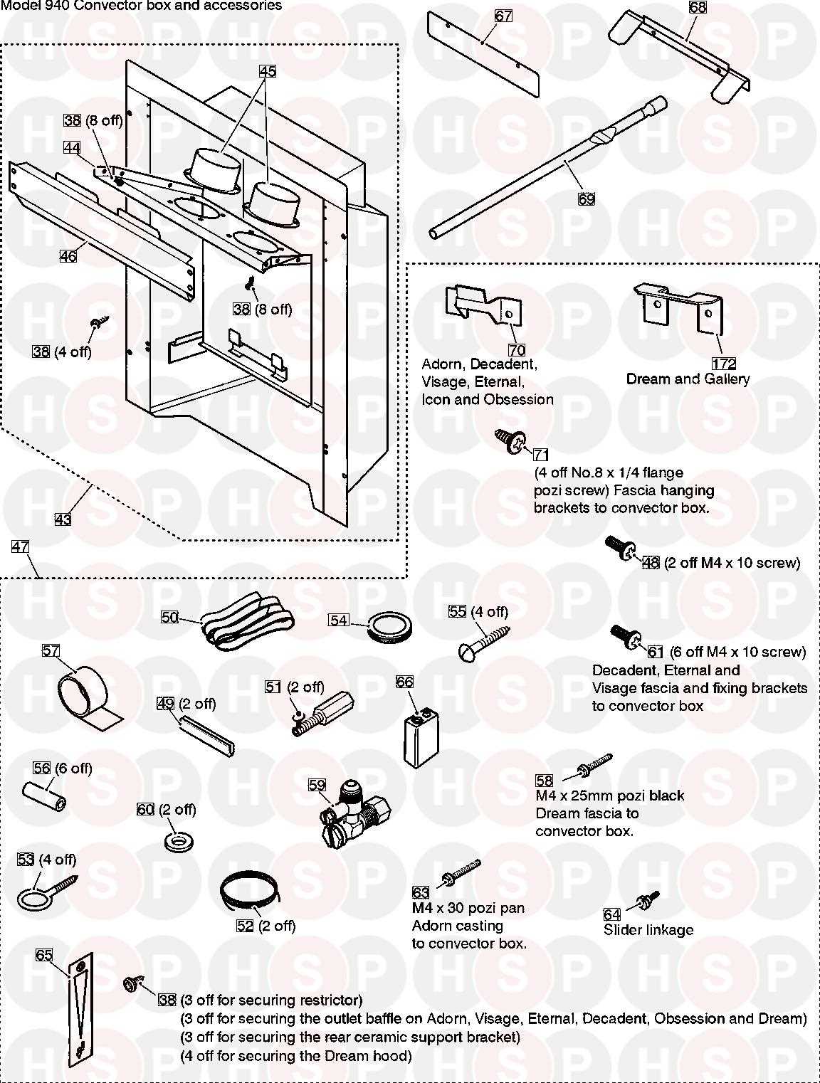 valor gas fire parts diagram