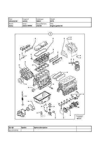 volvo excavator parts diagram