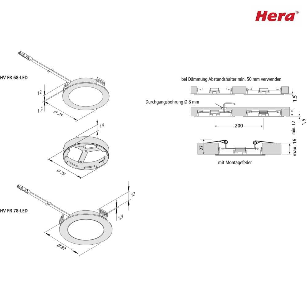 recessed light parts diagram