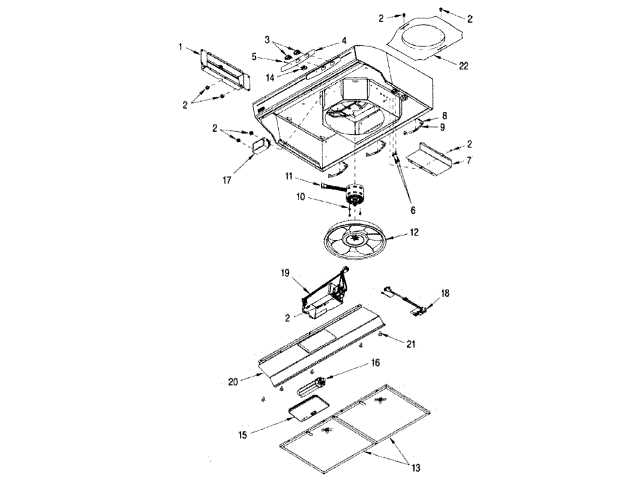 vent a hood parts diagram