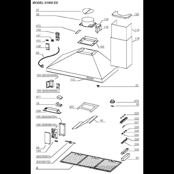 vent a hood parts diagram