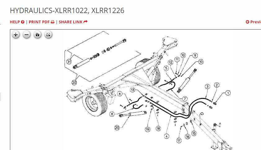 vermeer hay rake parts diagram