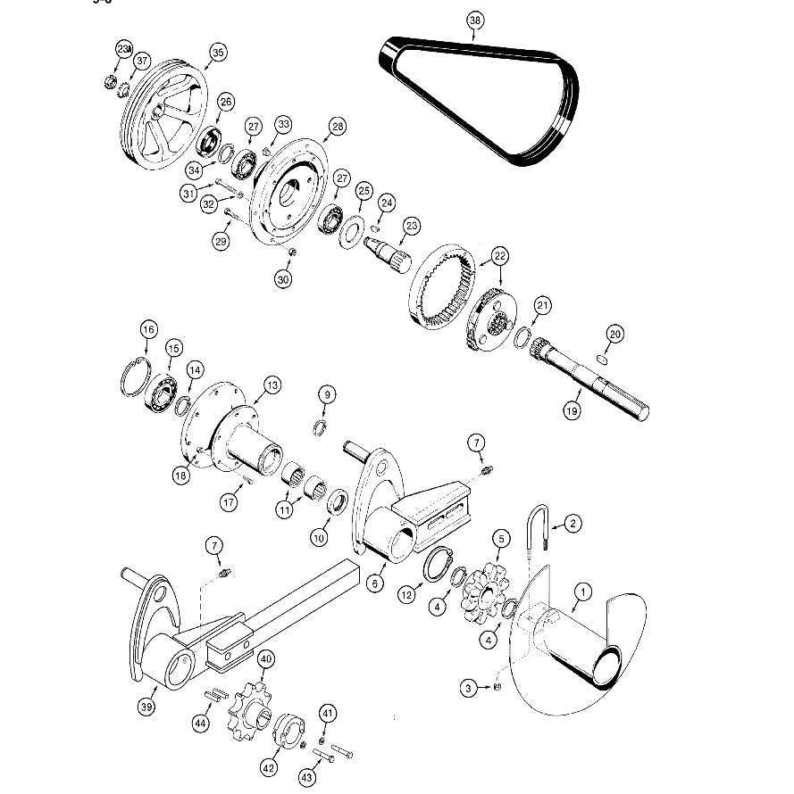 vermeer trencher parts diagram