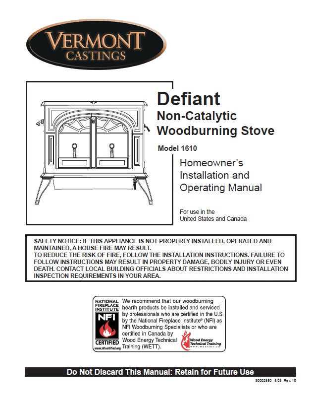 vermont castings wood stove parts diagram