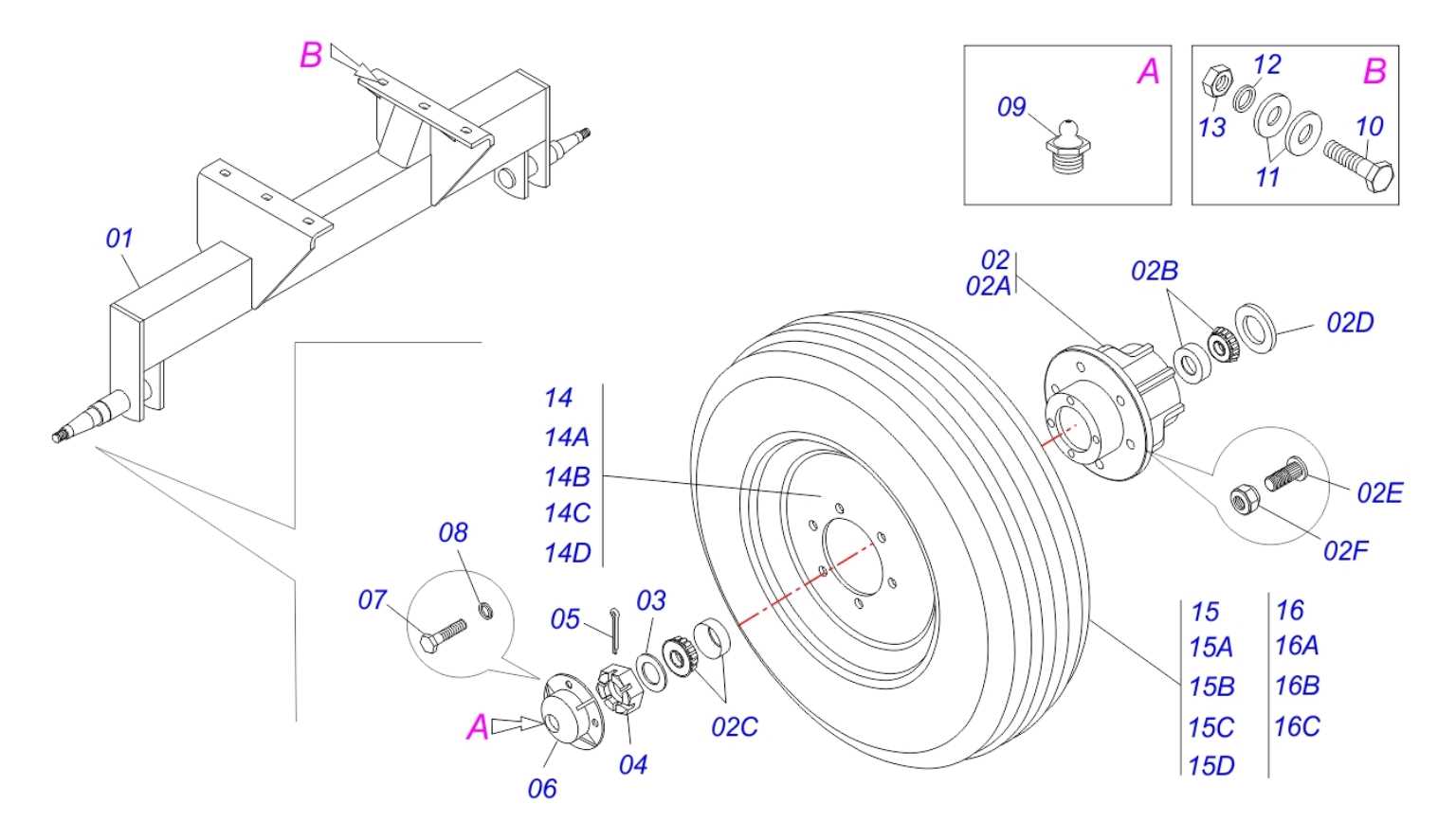 rz4623 parts diagram