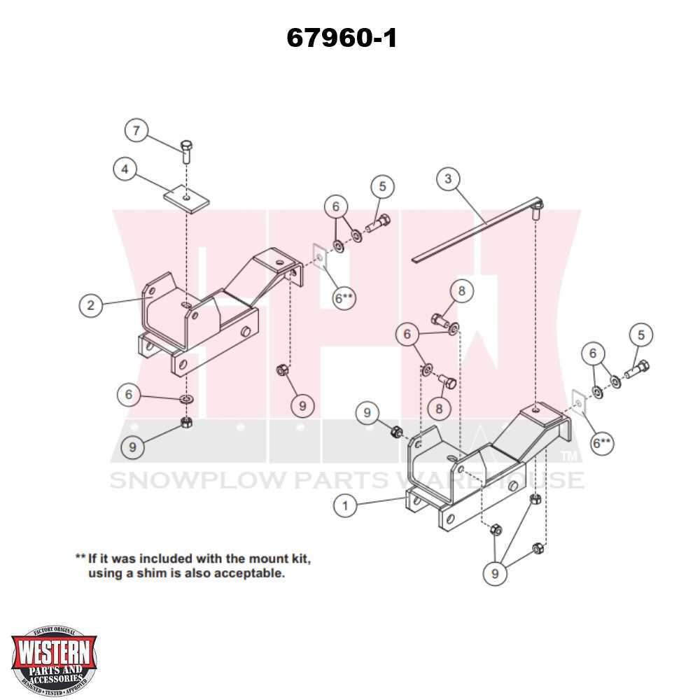 western wideout parts diagram