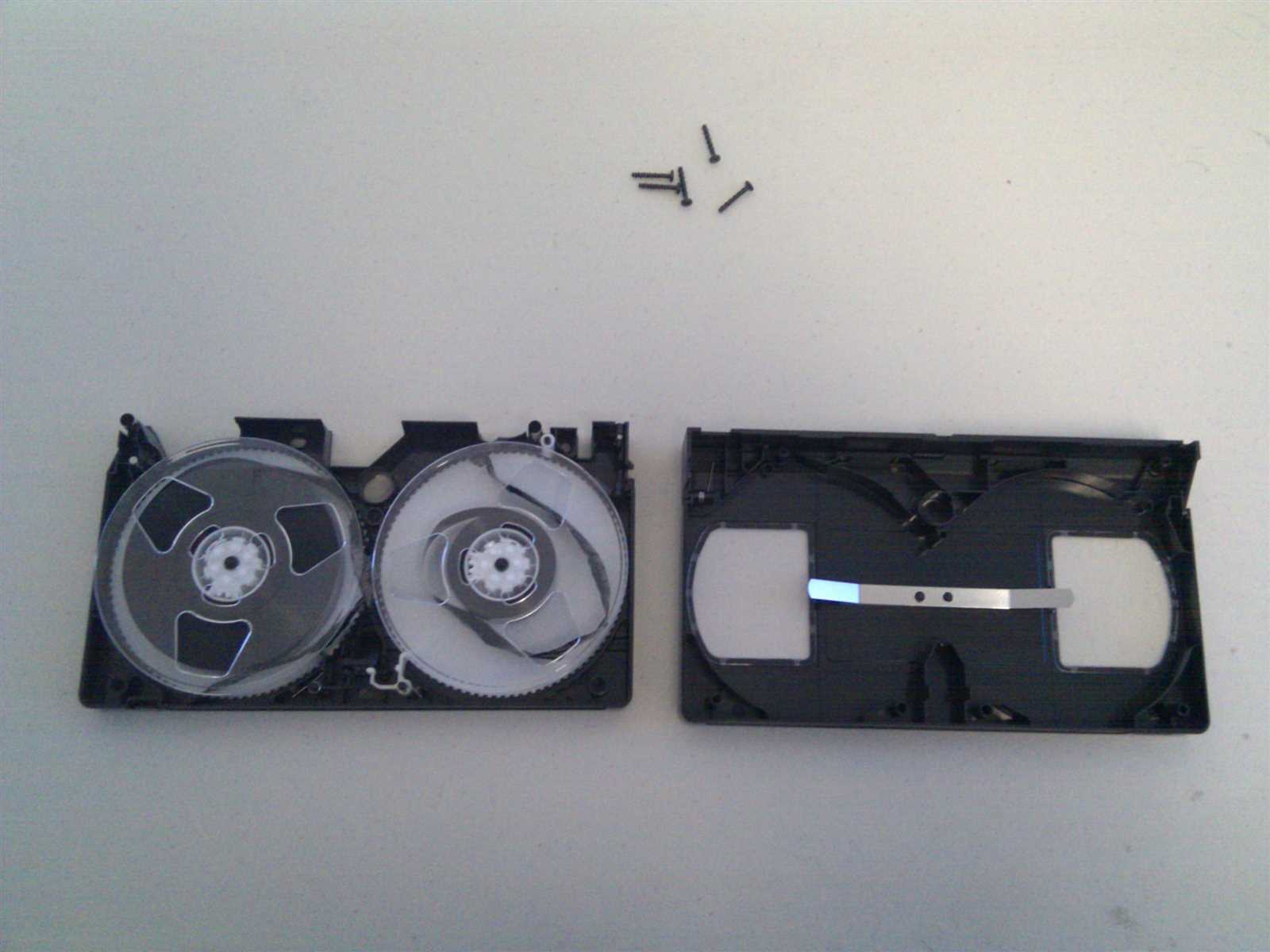 vhs tape parts diagram