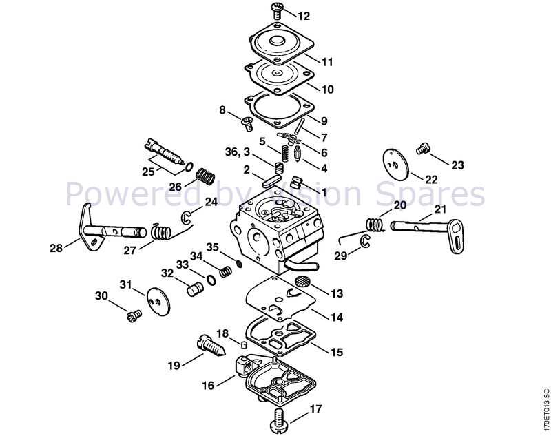 stihl 019t parts diagram