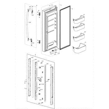 samsung french door refrigerator parts diagram