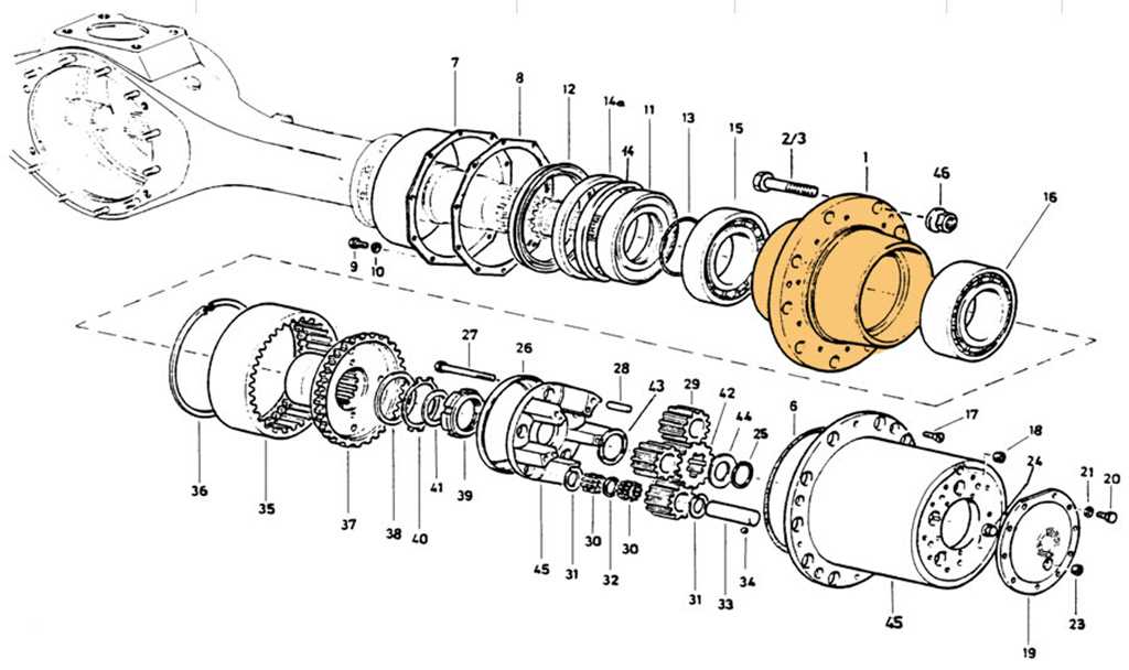 truck wheel parts diagram