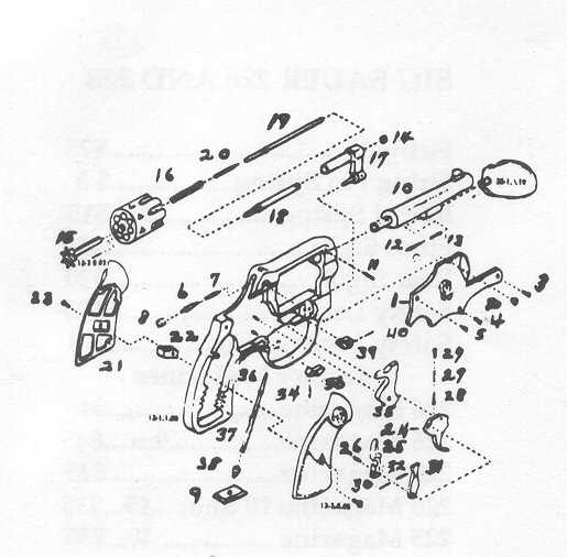 rossi 92 parts diagram