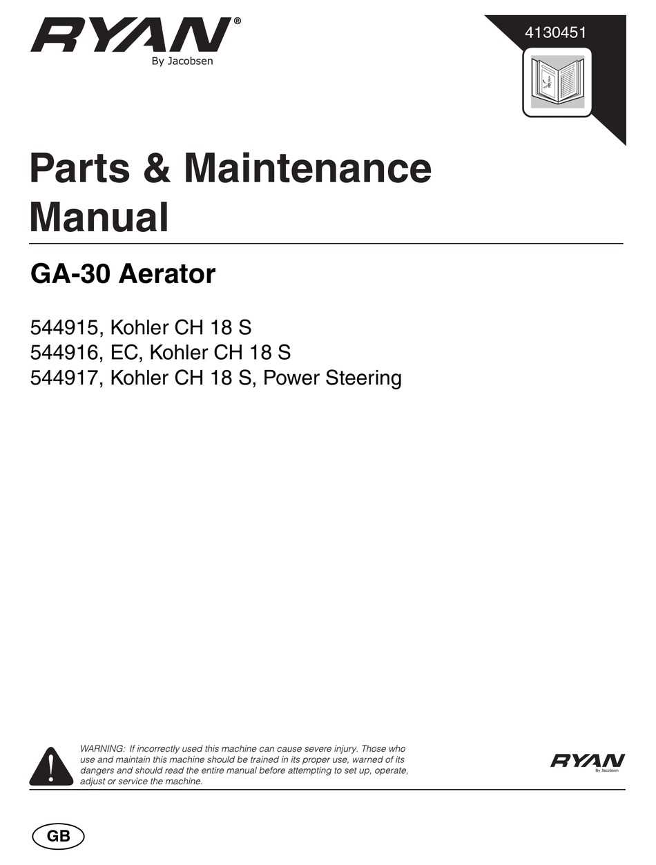 ryan lawnaire iv parts diagram