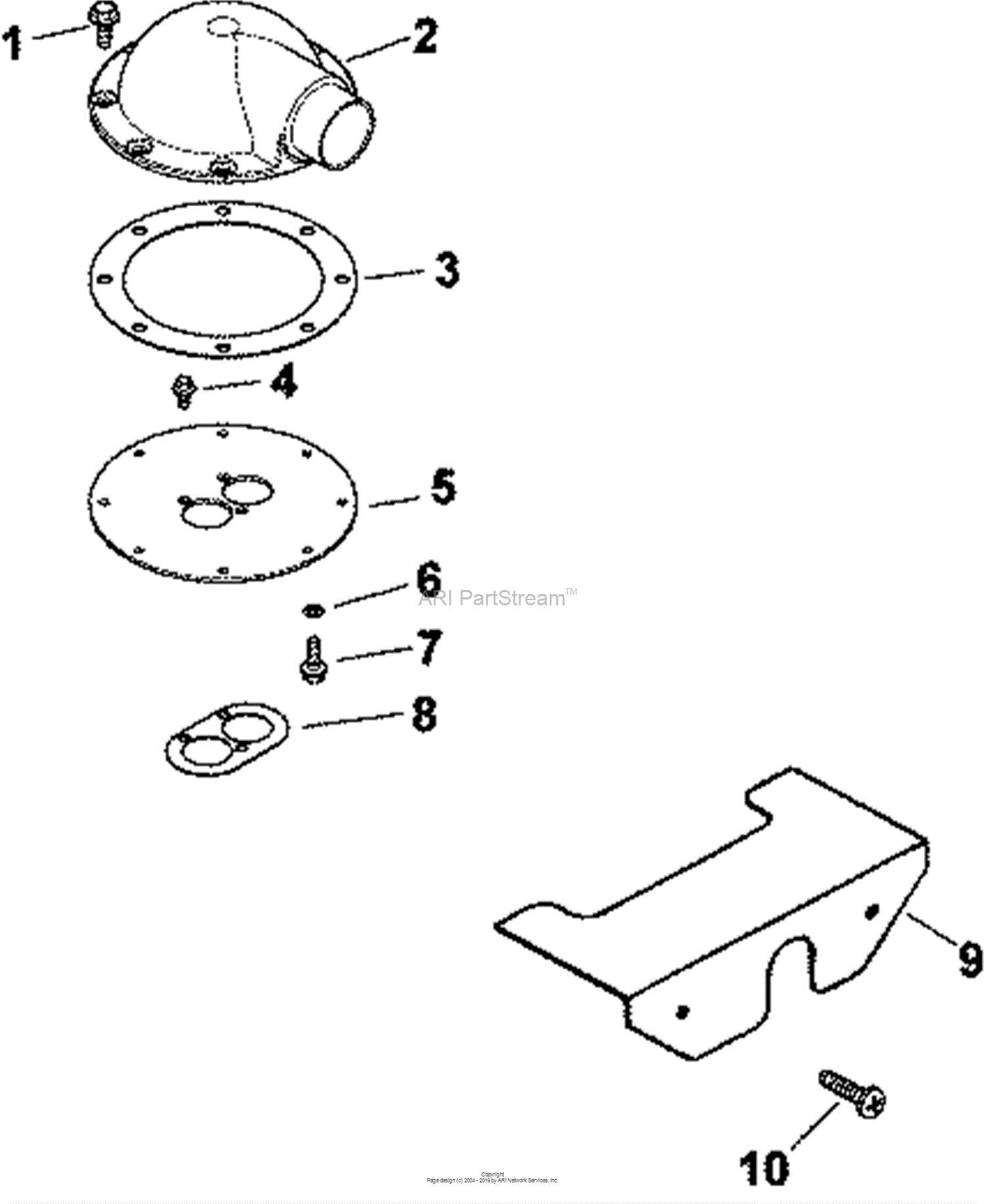 walker mower deck parts diagram