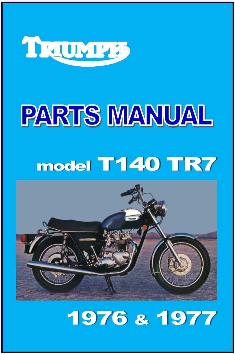 triumph motorcycle parts diagram