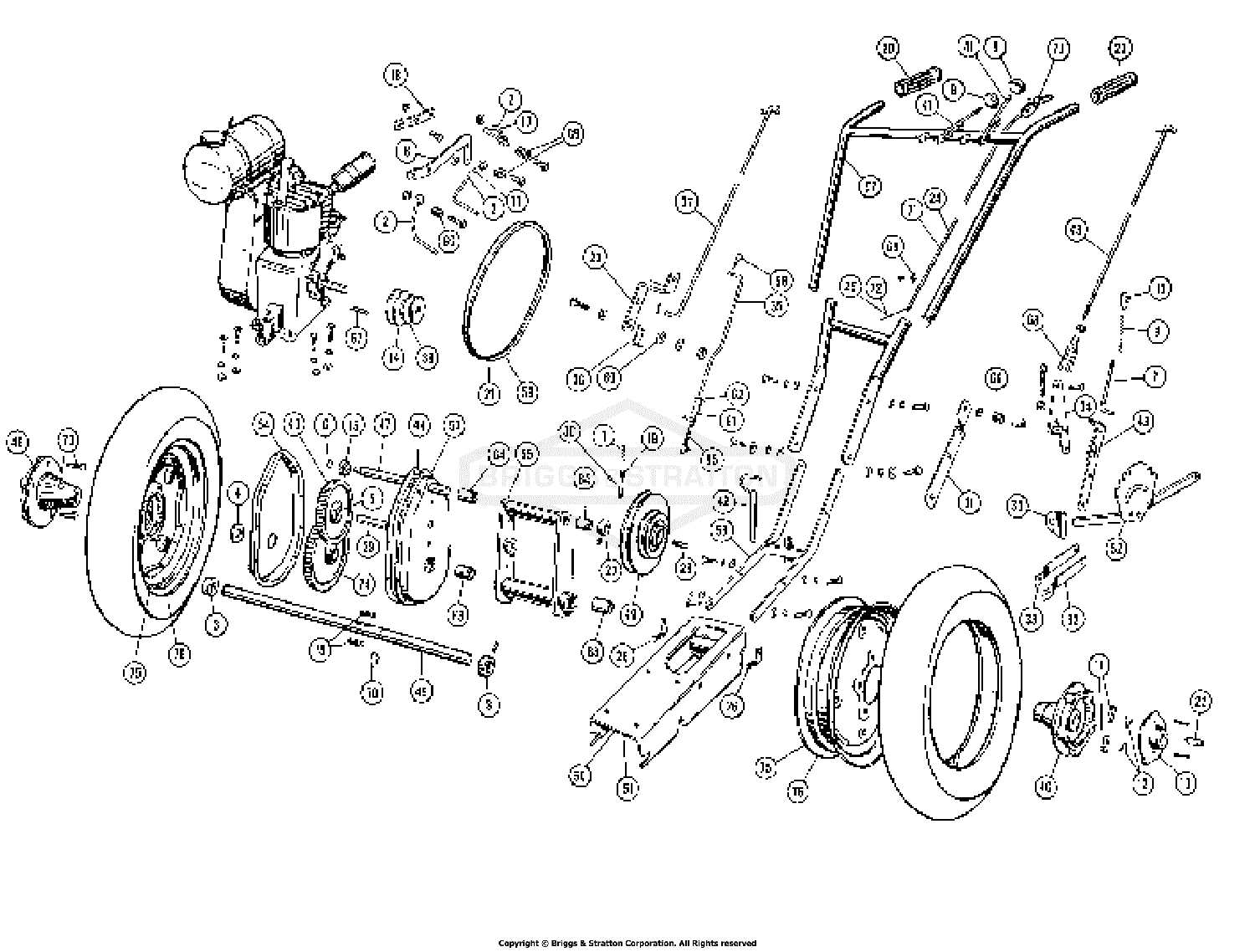 parts of a tractor diagram