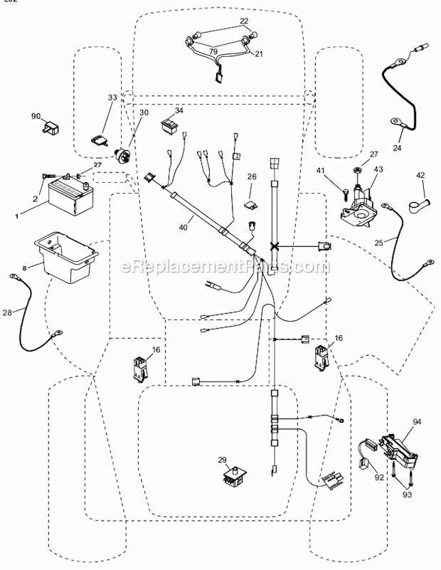 poulan pro 42 inch riding mower parts diagram