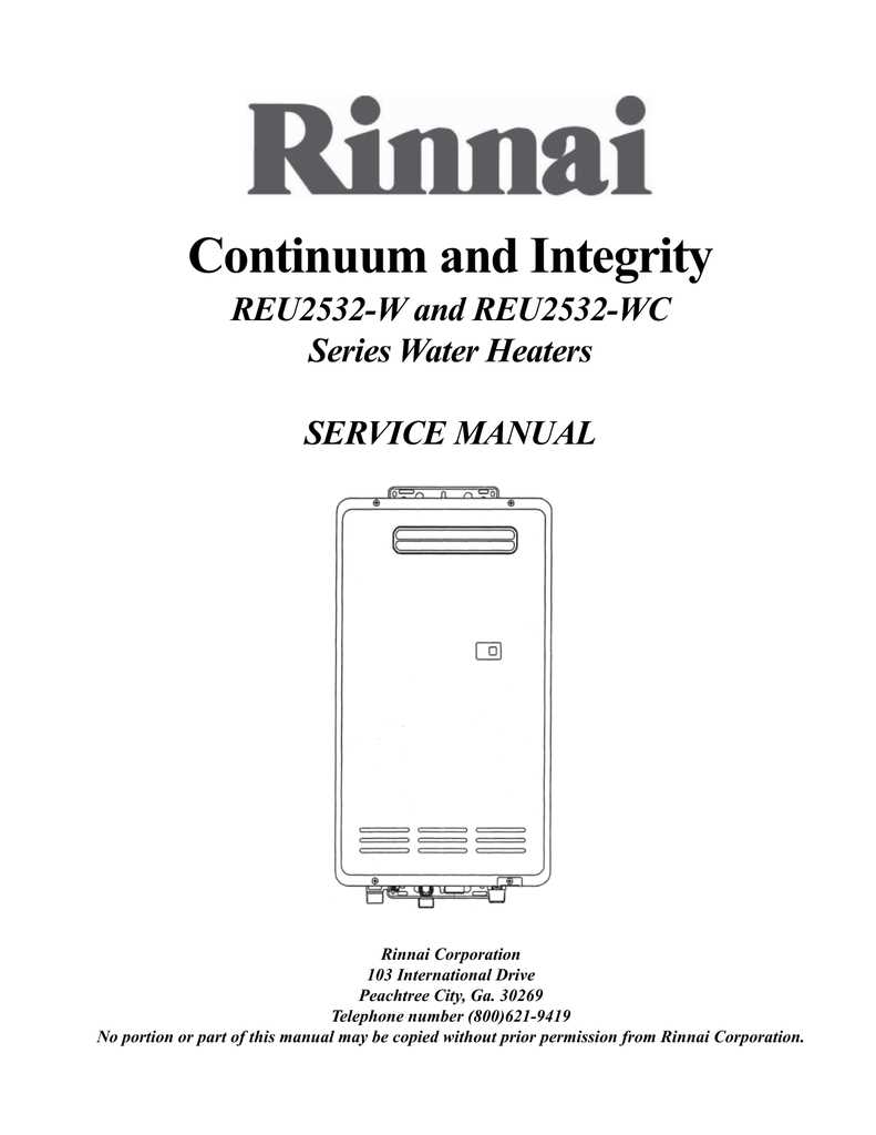 rinnai parts diagram