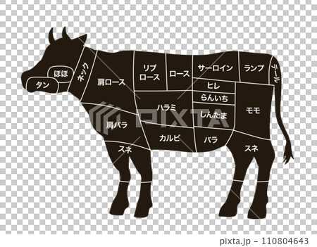 parts of cow diagram