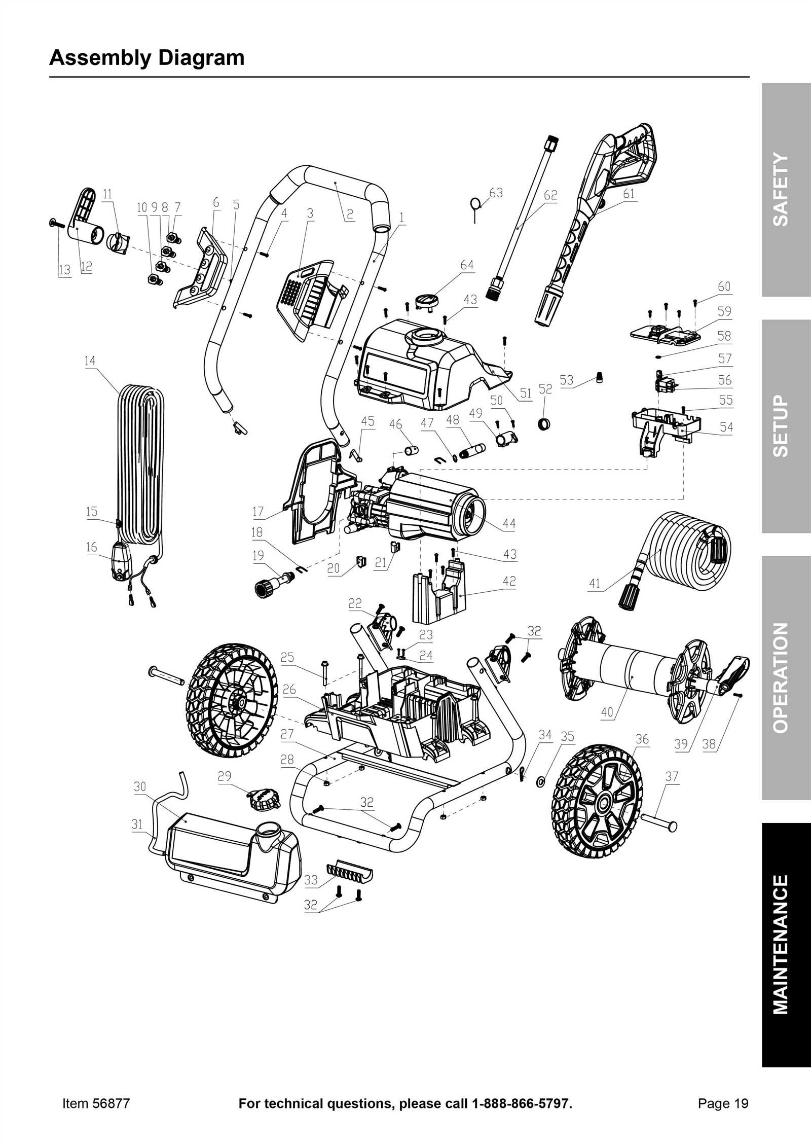 portland 1750 psi pressure washer parts diagram