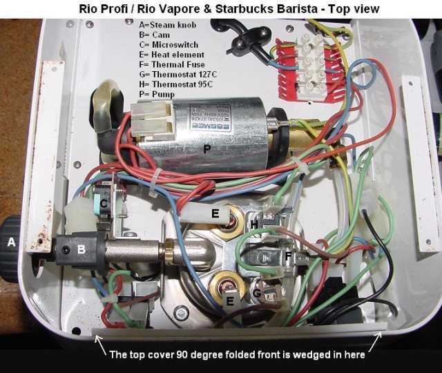 saeco via venezia parts diagram