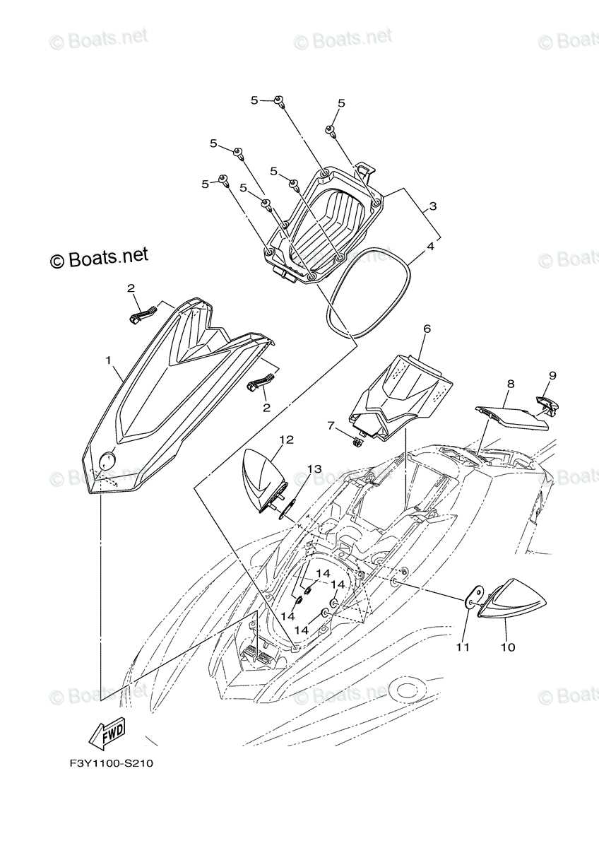 yamaha waverunner parts diagram