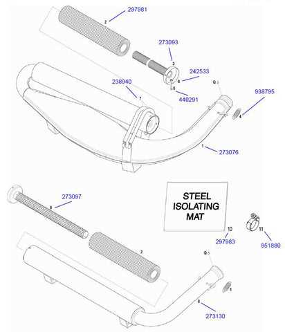 parts of an exhaust system diagram