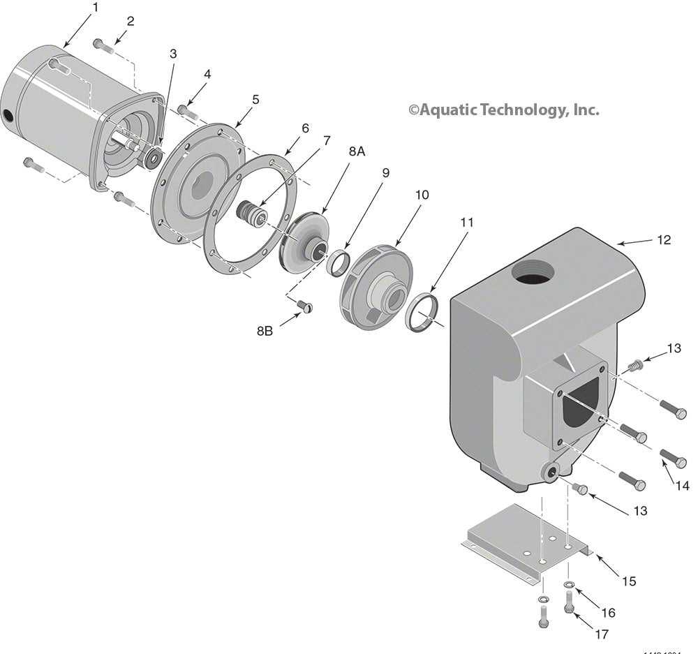 sta rite pool pump parts diagram