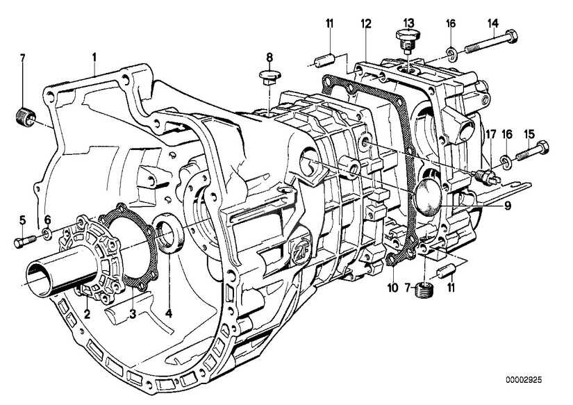 zf transmission parts diagram