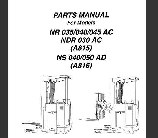 yale forklift parts diagram