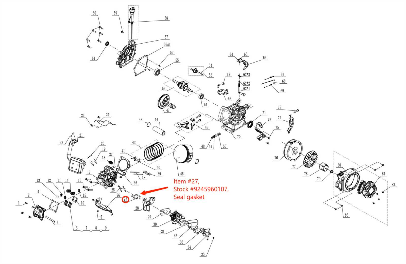 powersmart db7651 24 parts diagram