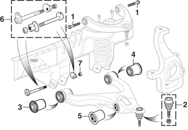 truck front end parts diagram