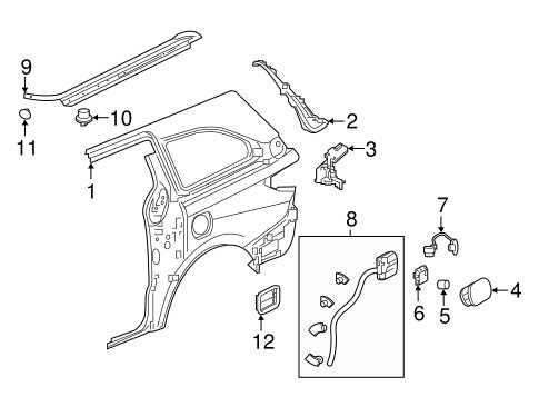 rear honda odyssey parts diagram