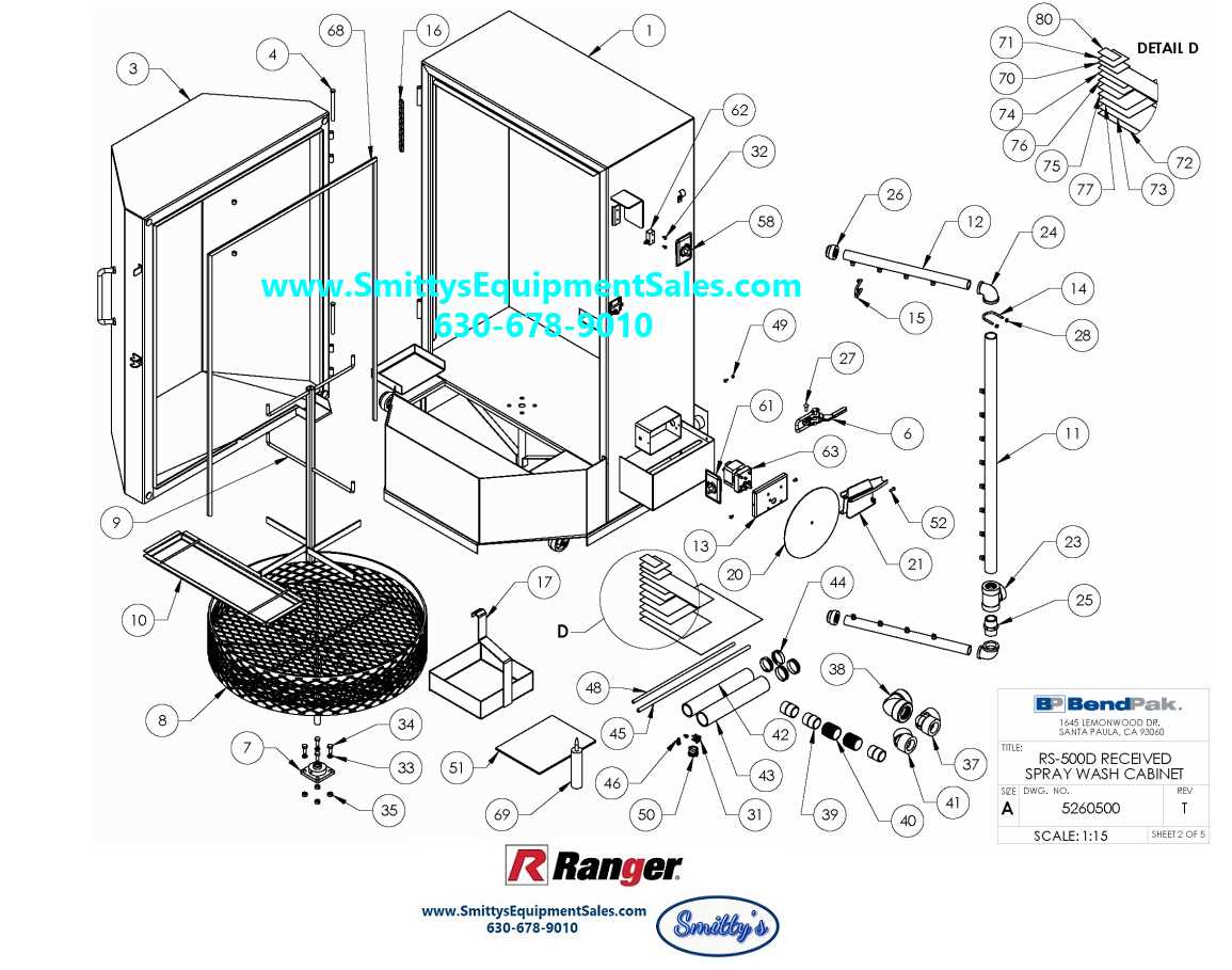 ranger tire changer parts diagram