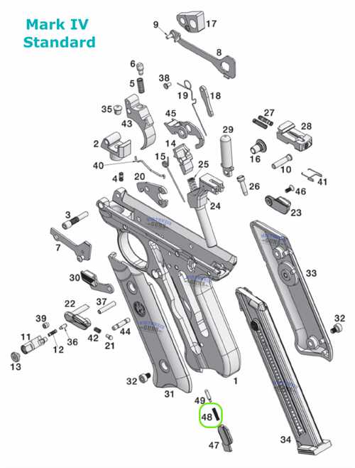 ruger mark ii parts diagram