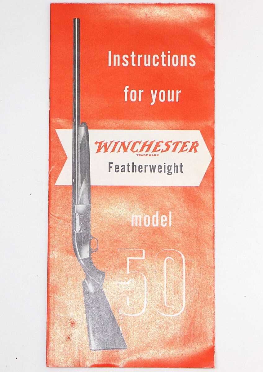 winchester model 50 parts diagram