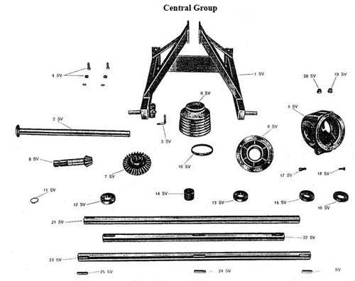 tonutti hay tedder parts diagram