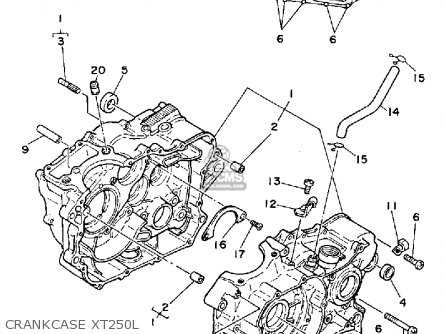 yamaha xt250 parts diagram