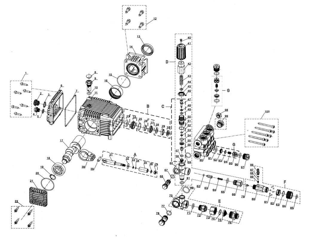 pressure washer pump parts diagram