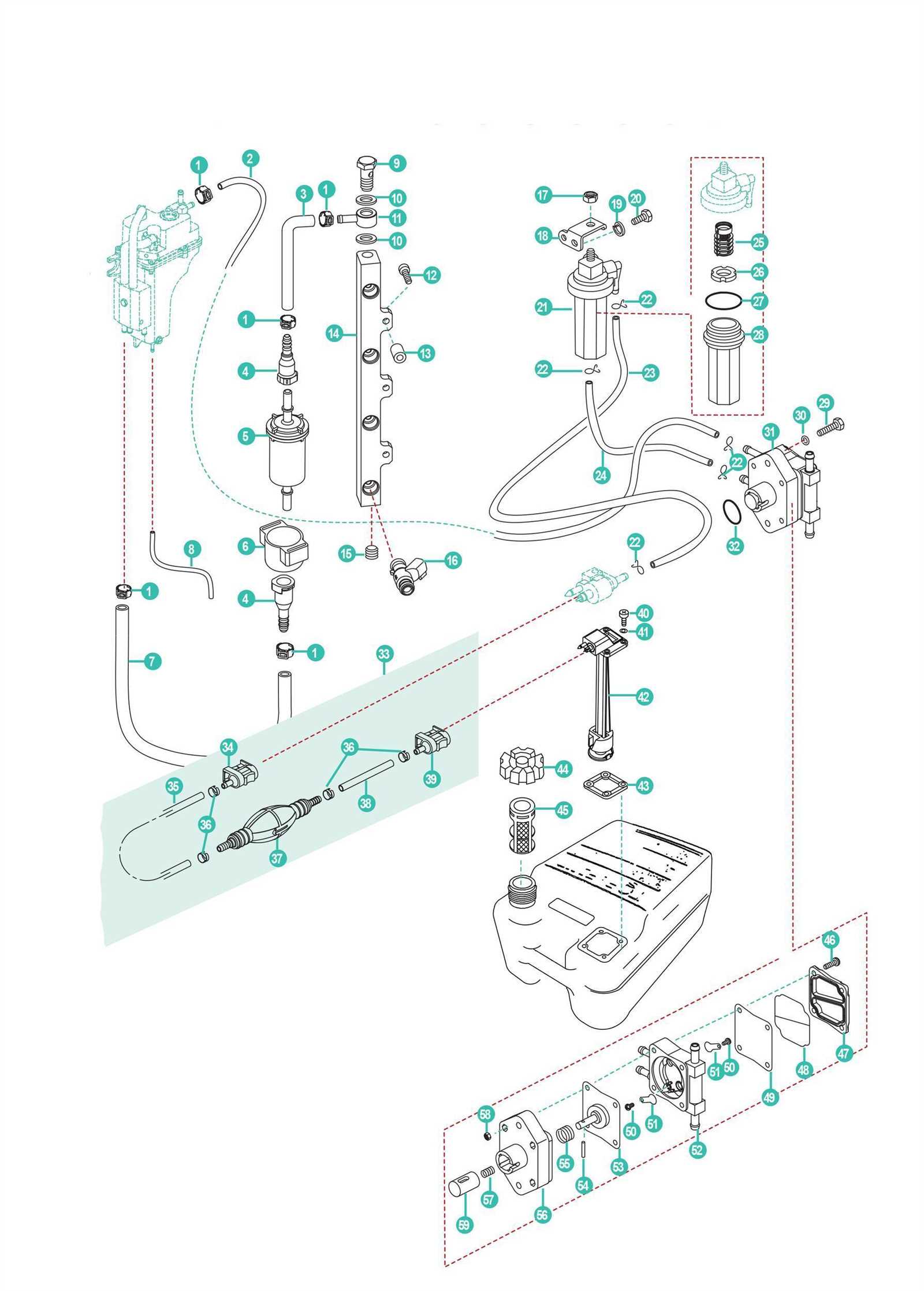 yamaha f40 parts diagram