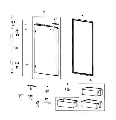 samsung rfg237acrs parts diagram