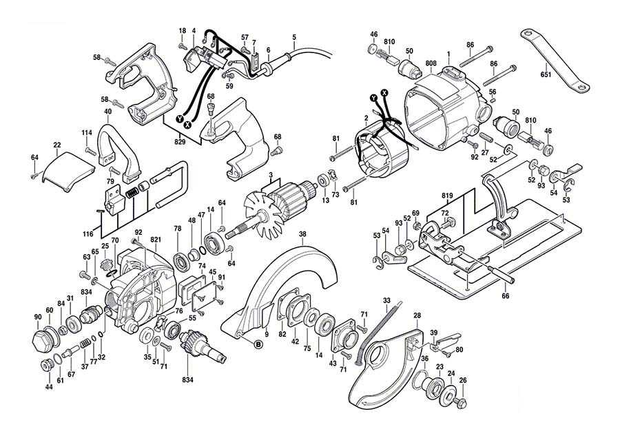 skilsaw hd77 parts diagram