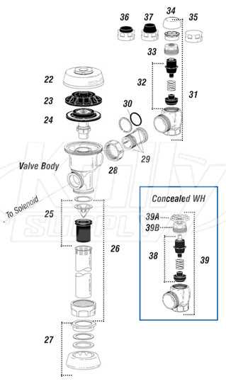 toilet drain parts diagram