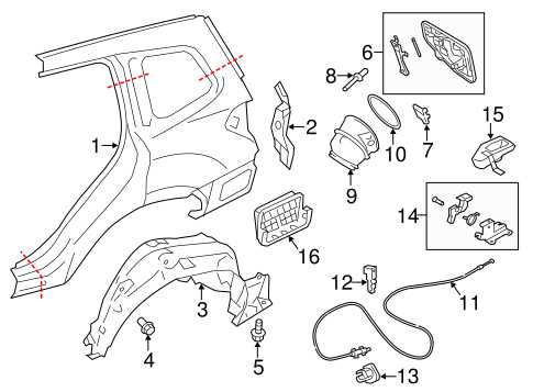 subaru forester body parts diagram