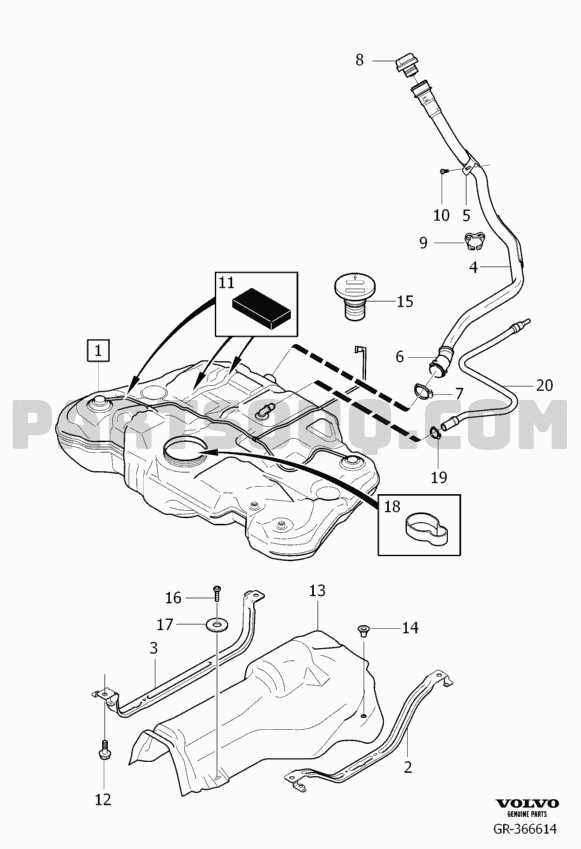 volvo xc60 parts diagram