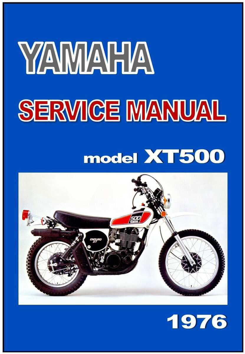 yamaha xt500 parts diagram