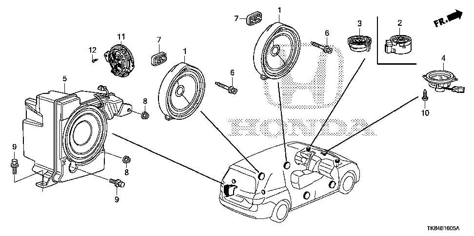 subwoofer parts diagram