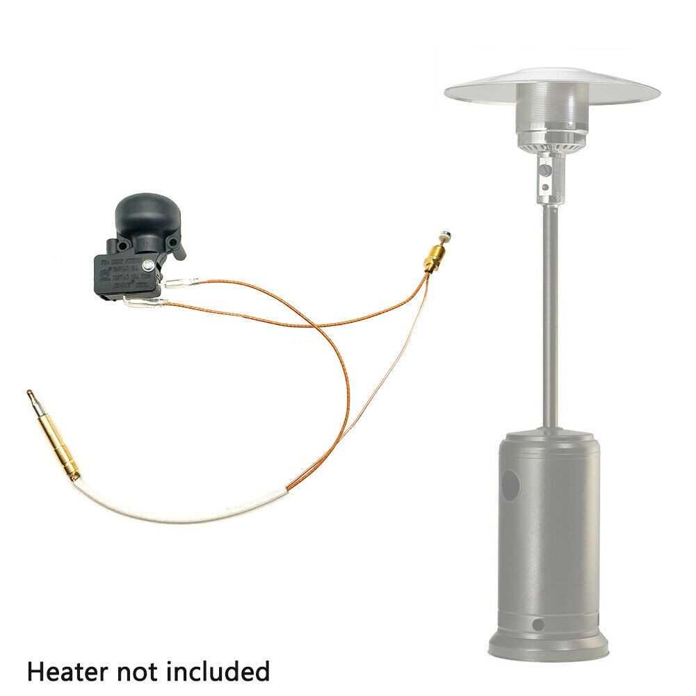 replacement patio heater parts diagram